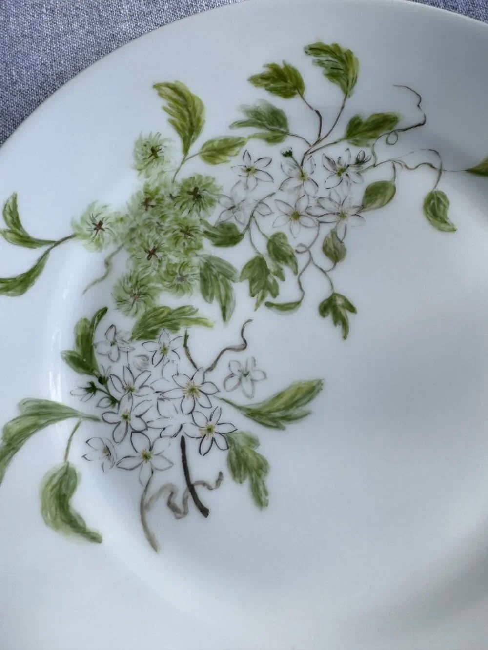 Haviland Limoges Floral Plates – Antique French Porcelain